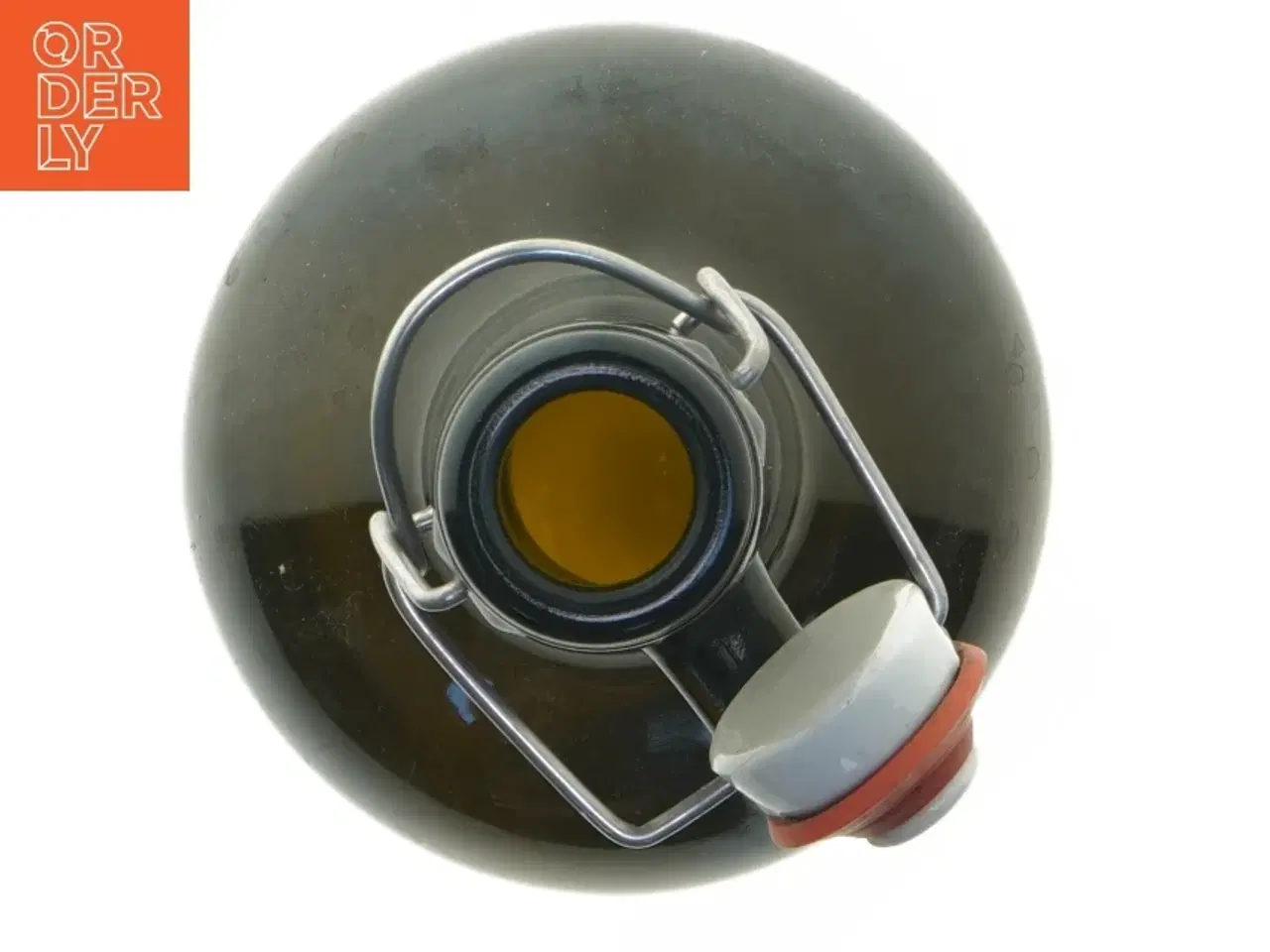 Billede 4 - Stor Nørrebro Bryghus ølflaske med patentlukning (str. 37 cm)