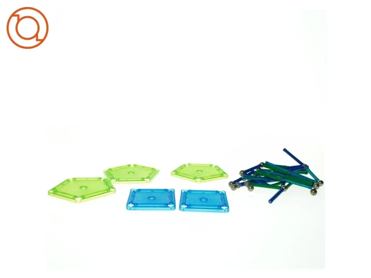 Billede 1 - Magnet byggesæt fra Geomag (str. 12 cm)