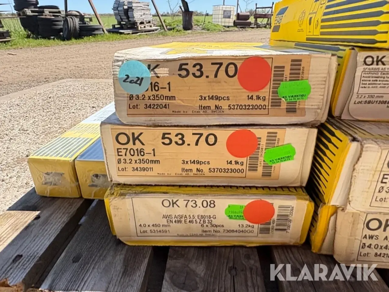 Billede 10 - Svejse elektroder ESAB - 7 pakker