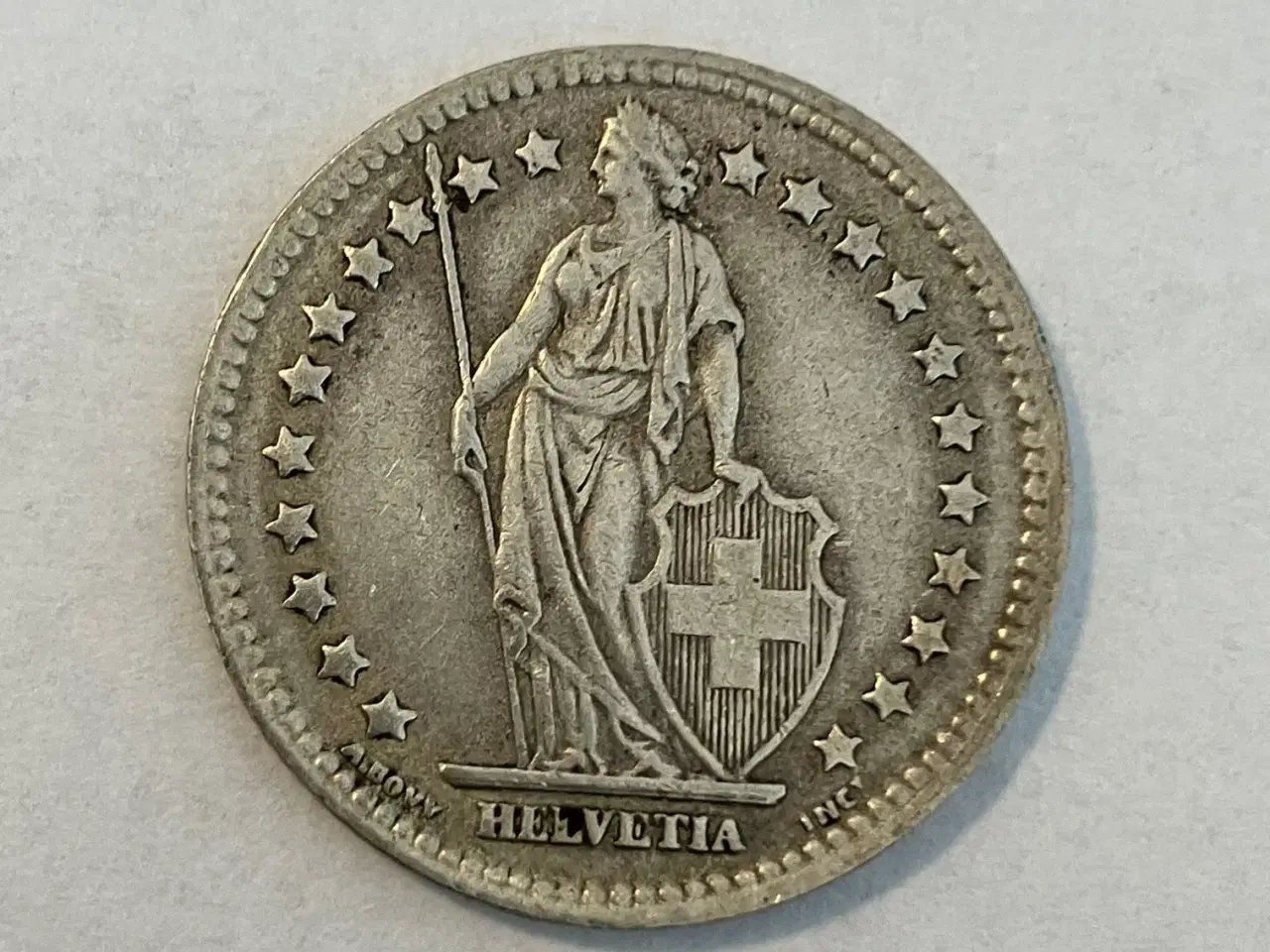 Billede 2 - 1 Franc Switzerland 1944