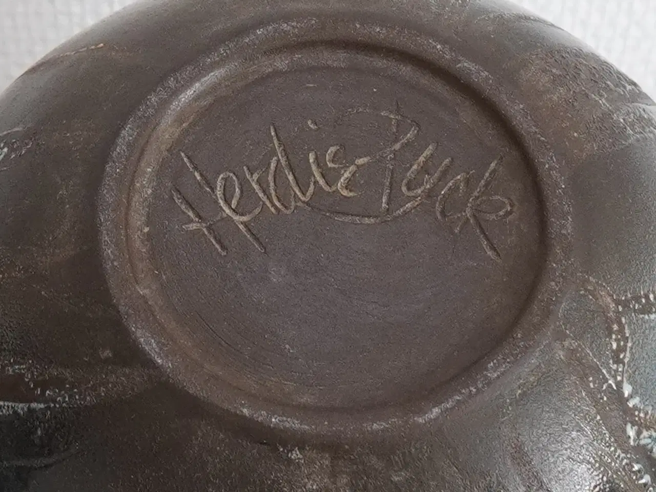 Billede 4 - Keramik vase af kunstner Herdis Buck
