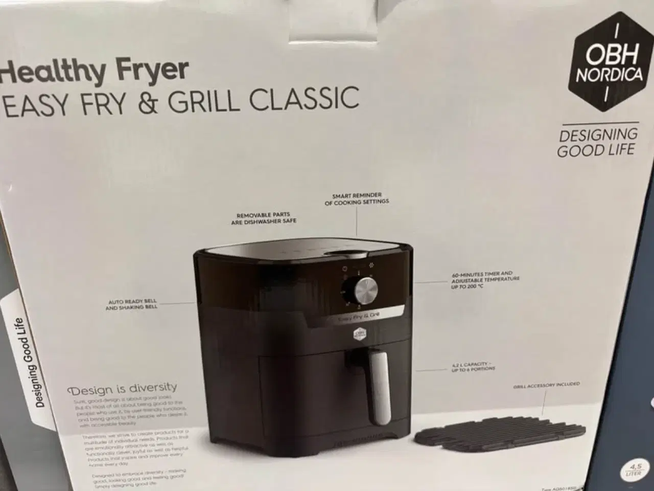 Billede 2 - OBH Airfryer & grill 