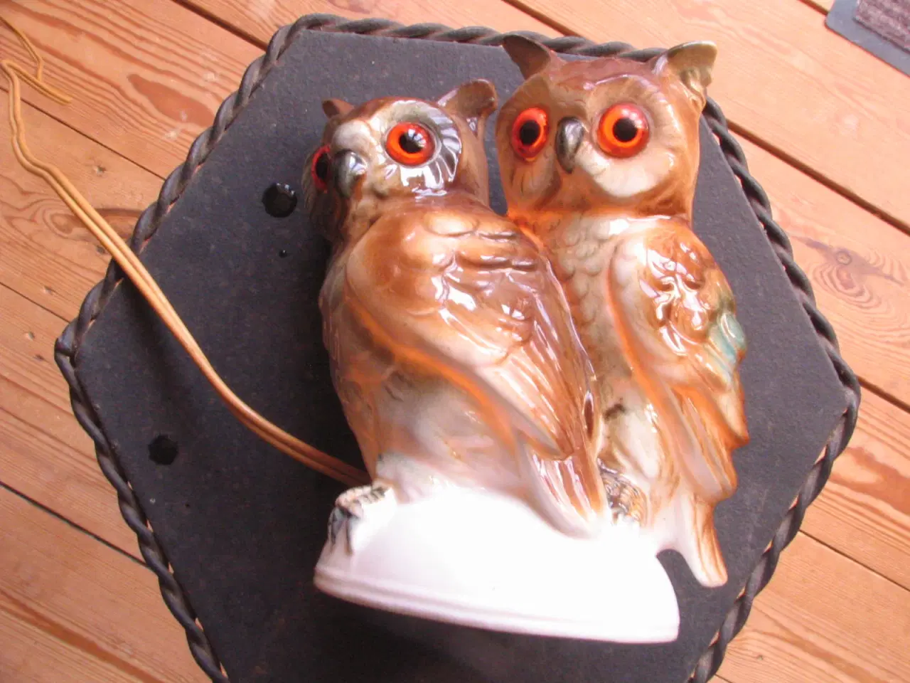 Billede 3 - Ozonlampe Uglepar. Ca.60-70 år gammel