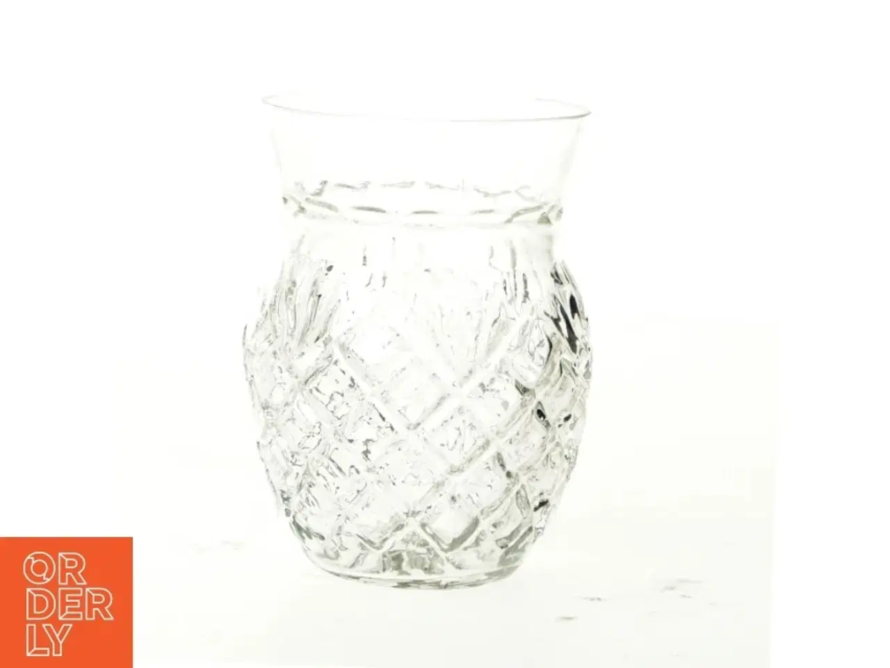 Billede 2 - Glas vase i krystal look (str. 12 x 9 cm)