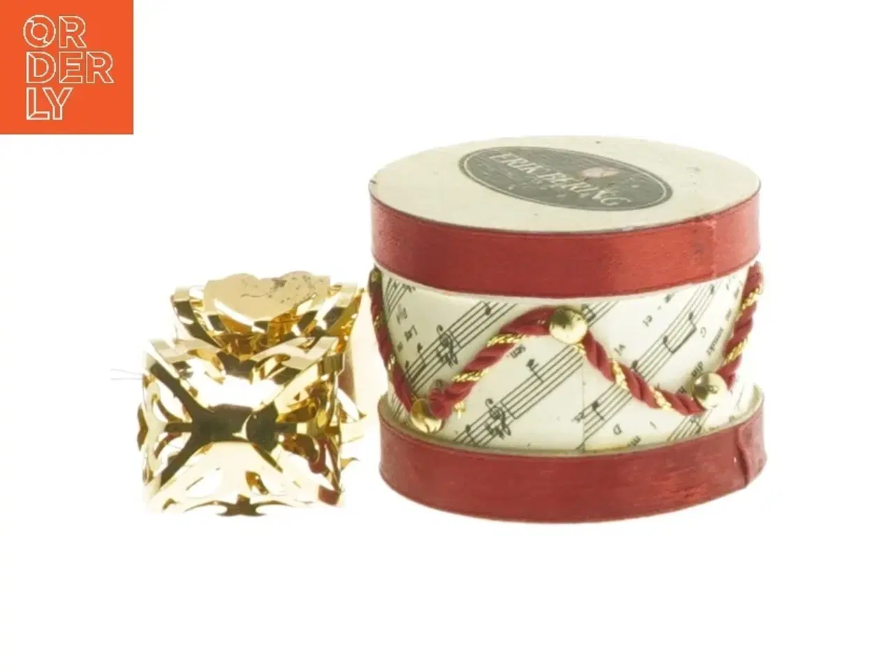 Billede 2 - 2 ting fra georg jensen i æske og en lysestage fra erik bering(str. 6 cm)