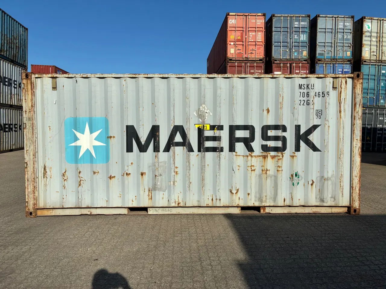 Billede 3 - 20 fods Container- ID: MSKU 706465-6
