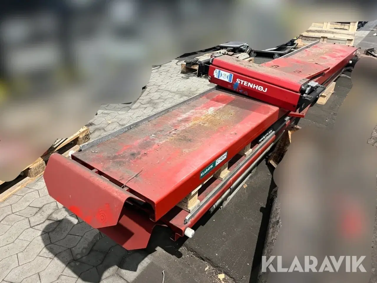 Billede 1 - Overdel/køreplader til Tosøjlelift Stenhøj - 4000kg