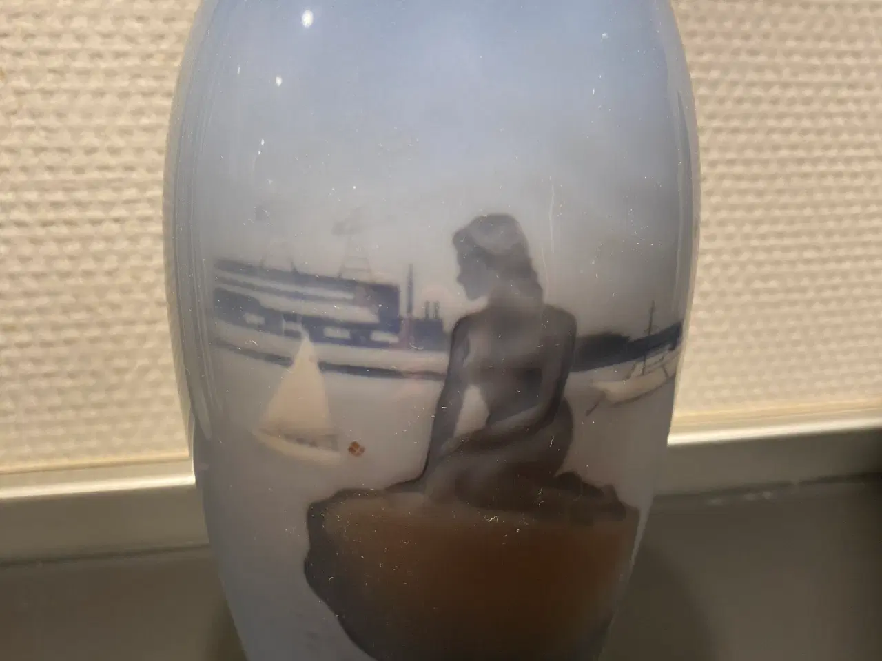 Billede 1 - Bing & Grøndahl vase med den lille havfrue