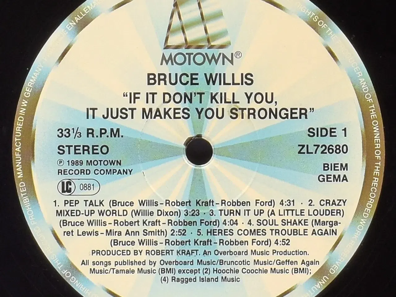 Billede 5 - Bruce Willis - If It Don't Kill You... EX/EX