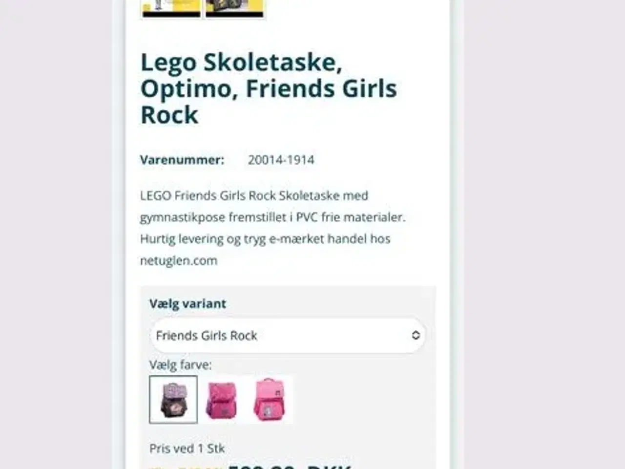 Billede 7 - Lego Friends skoletaske