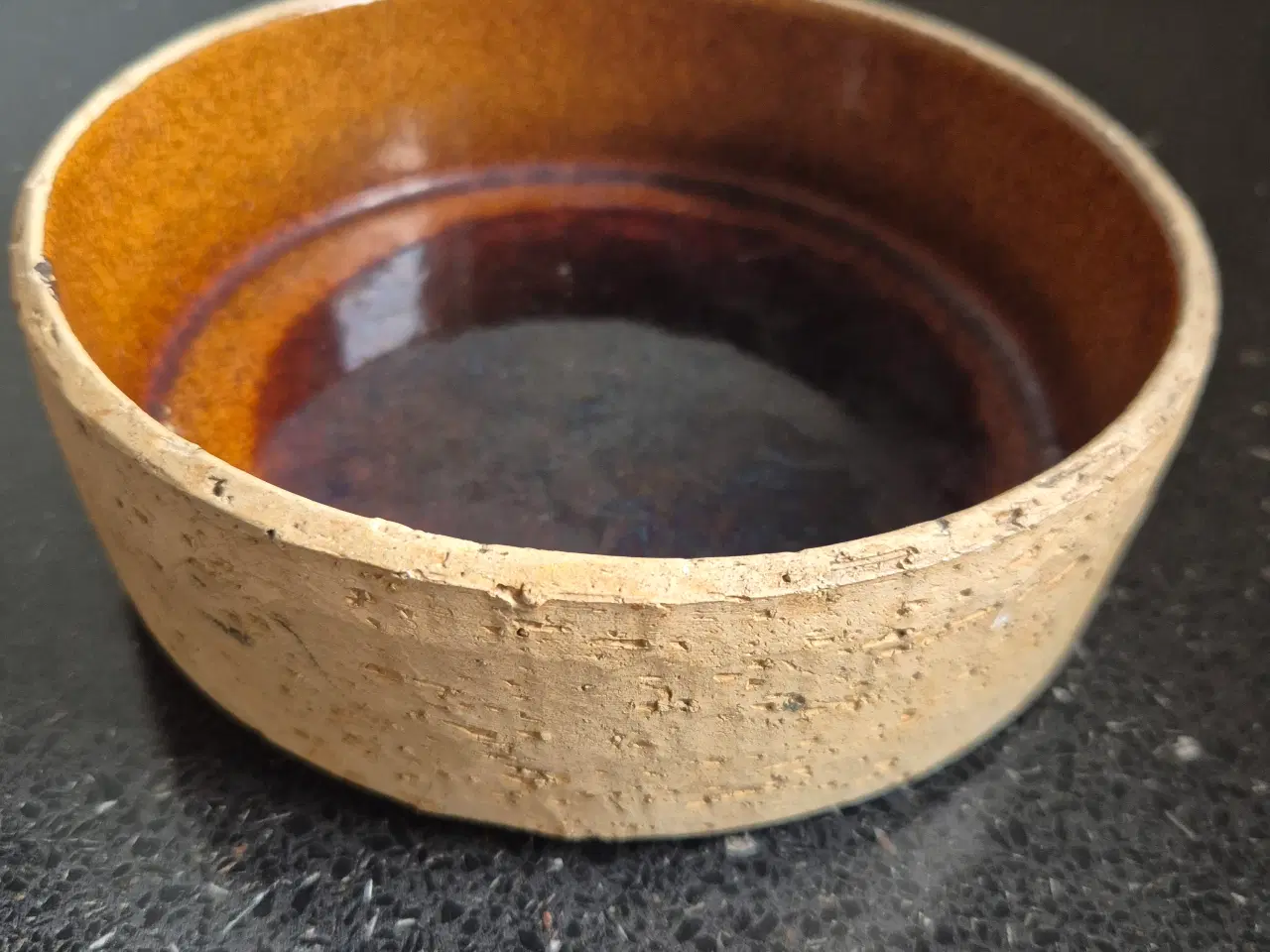 Billede 1 - Keramikskål med indvendig glasering