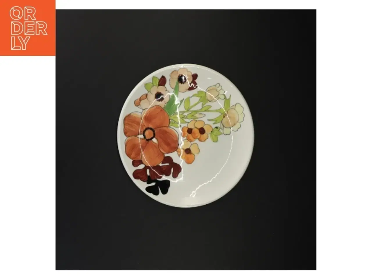 Billede 3 - Håndmalet porcelænstallerken