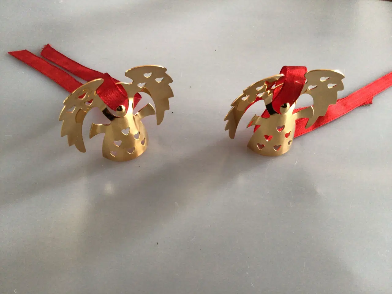 Billede 2 - Julepynt 2 engle Golden Christmas fra Georg Jensen