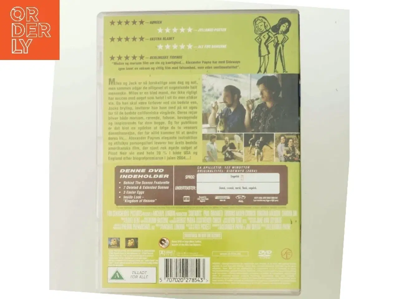 Billede 3 - Sideways med Paul Giamatti (DVD)