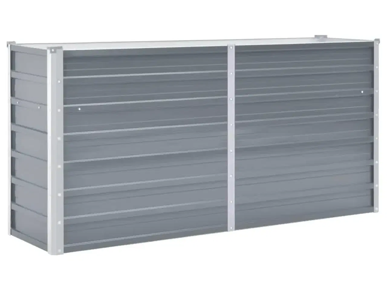 Billede 2 - Højbed 160x40x77 cm galvaniseret stål grå