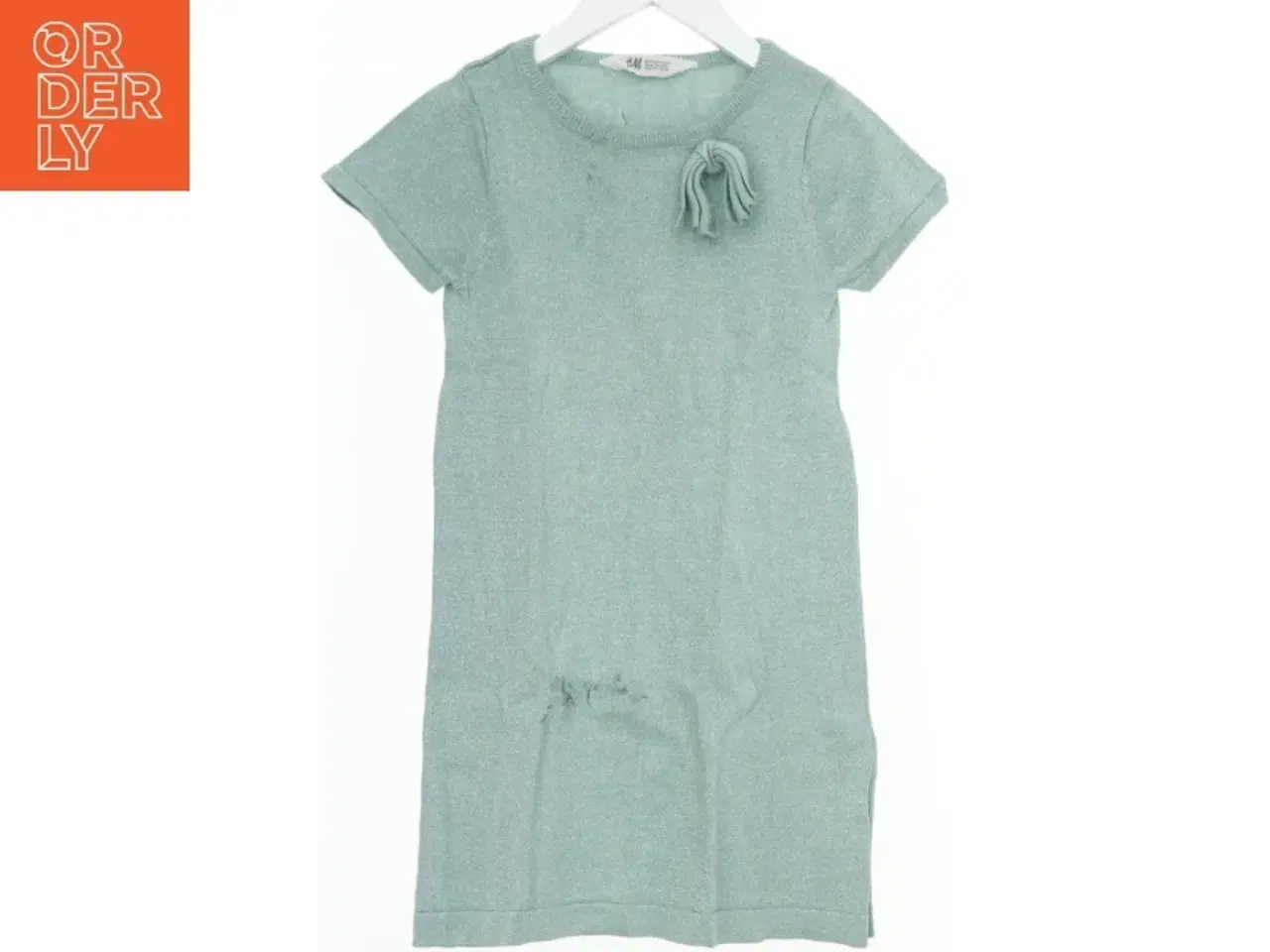 Billede 1 - Kortærmet kjole med pynt fra H&M (str. 122)