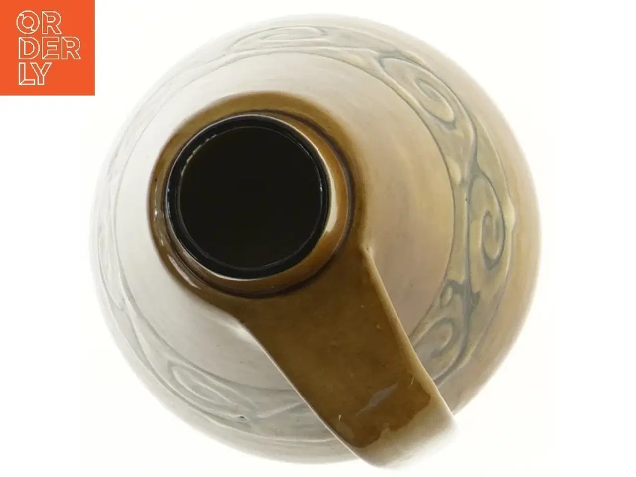 Billede 2 - Keramikvase med håndtag (str. 20x16 cm)