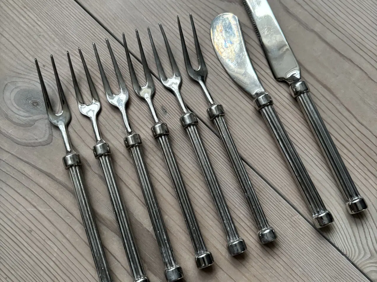 Billede 1 - Retro antik sølvbestik