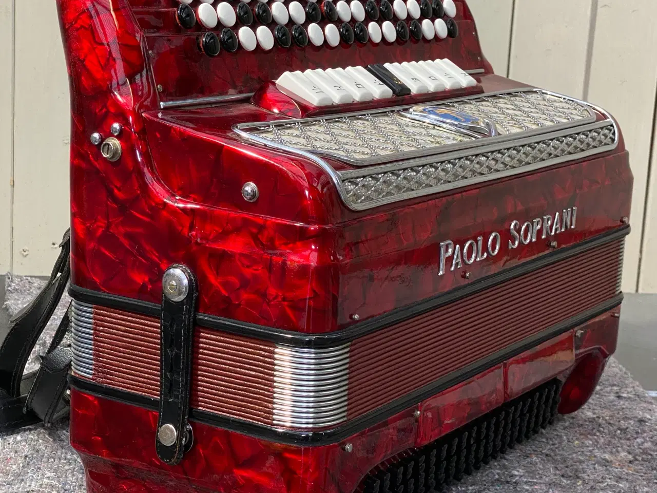 Billede 3 - 	Paolo Soprani knapharmonika m. kasse – god stand