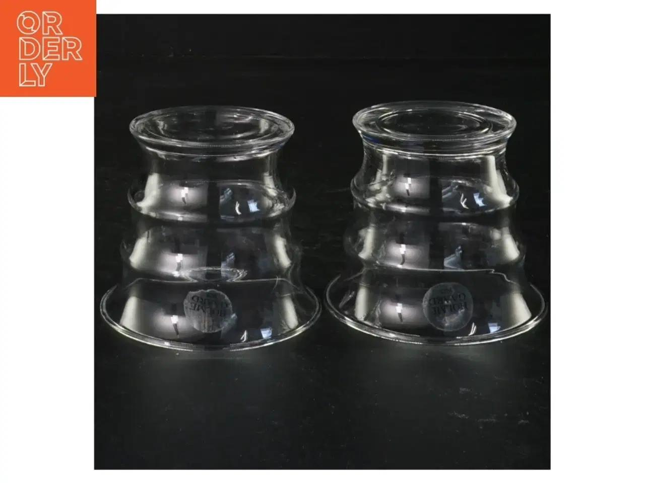 Billede 2 - Holmegaard Glas Karen Blixen vaser fyrfadslys stager fra Holmegaard (str. H 7 cm)