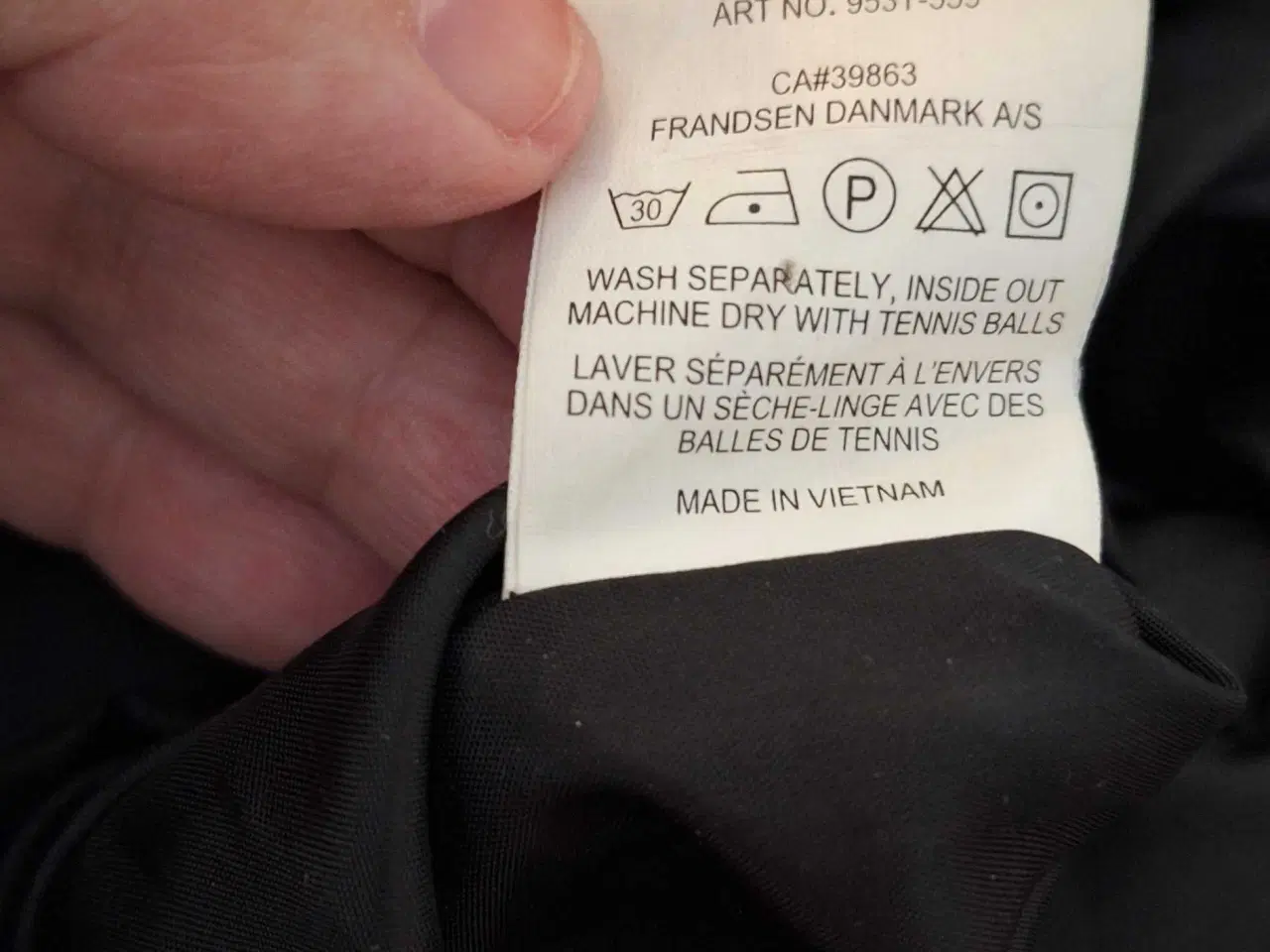 Billede 7 - Vatteret frakke 