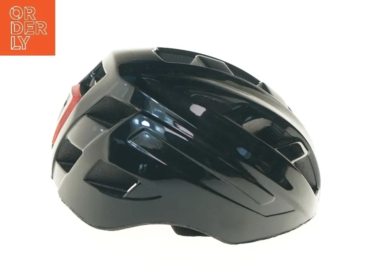 Billede 1 - Cykelhjelm med LED lys (str. 27 cm)