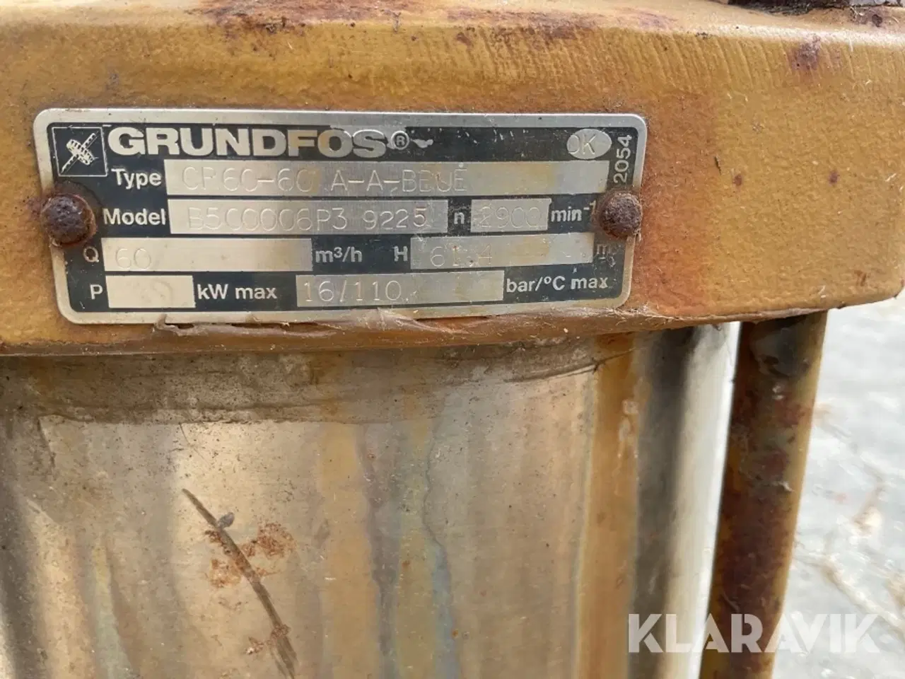 Billede 11 - Trykpumpe Grundfos CR60-60 - uden motor - 2styk
