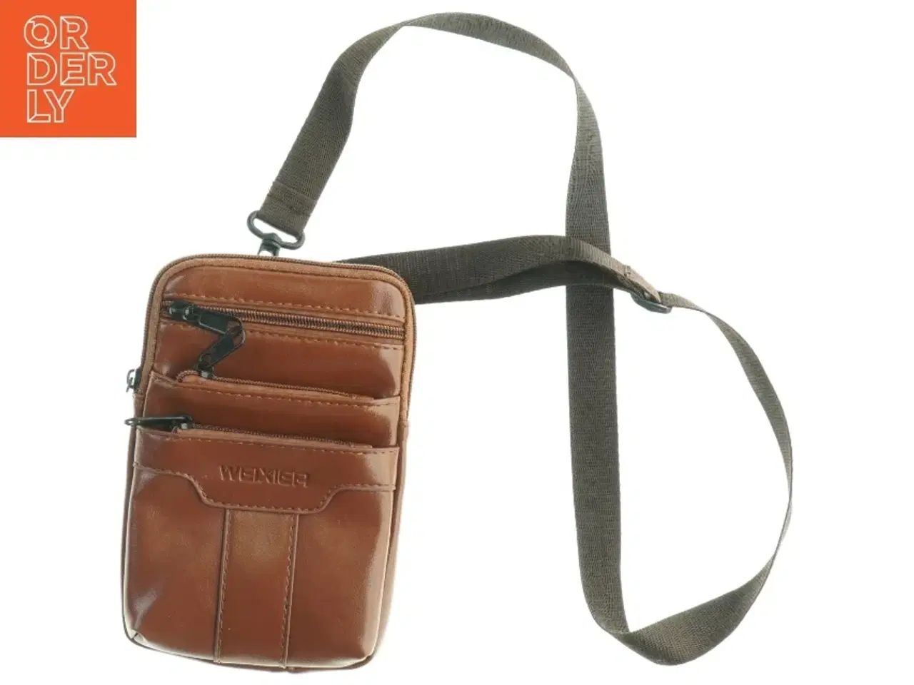 Billede 1 - Brun skuldertaske (str. 20 x 14 cm)