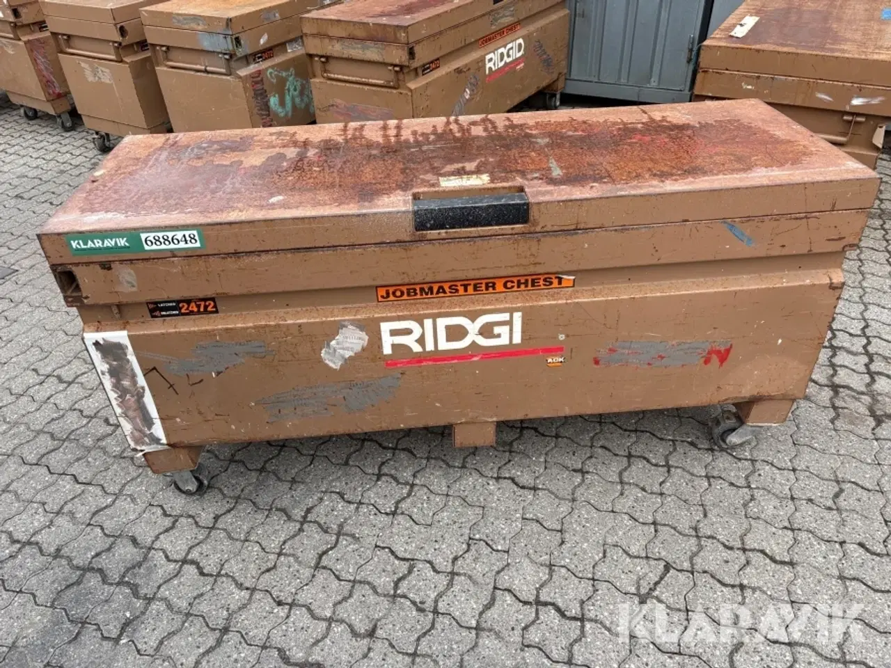 Billede 1 - Værktøjs kasse 184x62x108cm RIDGID Jobmaster chest 2472
