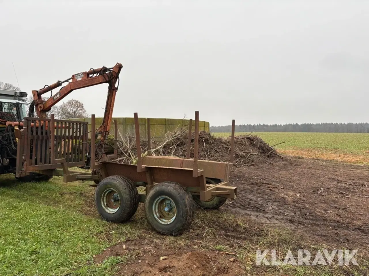 Billede 3 - Skovtrailer med kran