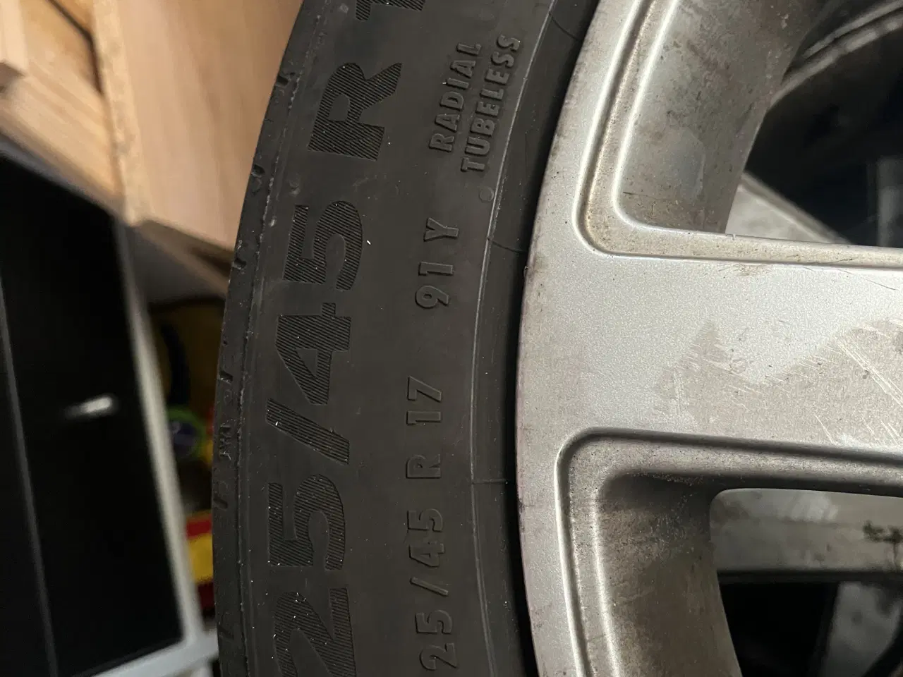 Billede 4 - 4 stk dæk m. Fælge 