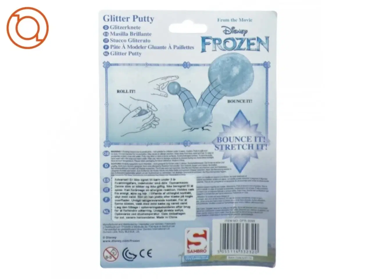 Billede 2 - Frozen glitter putty fra Disney (str. 5 cm)