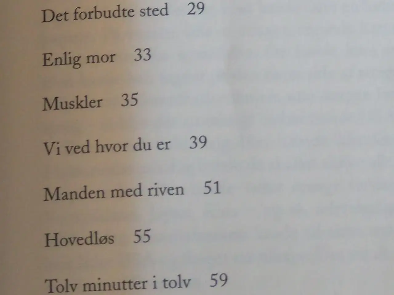 Billede 3 - Muskler og andre noveller. Af Peter Mouritzen