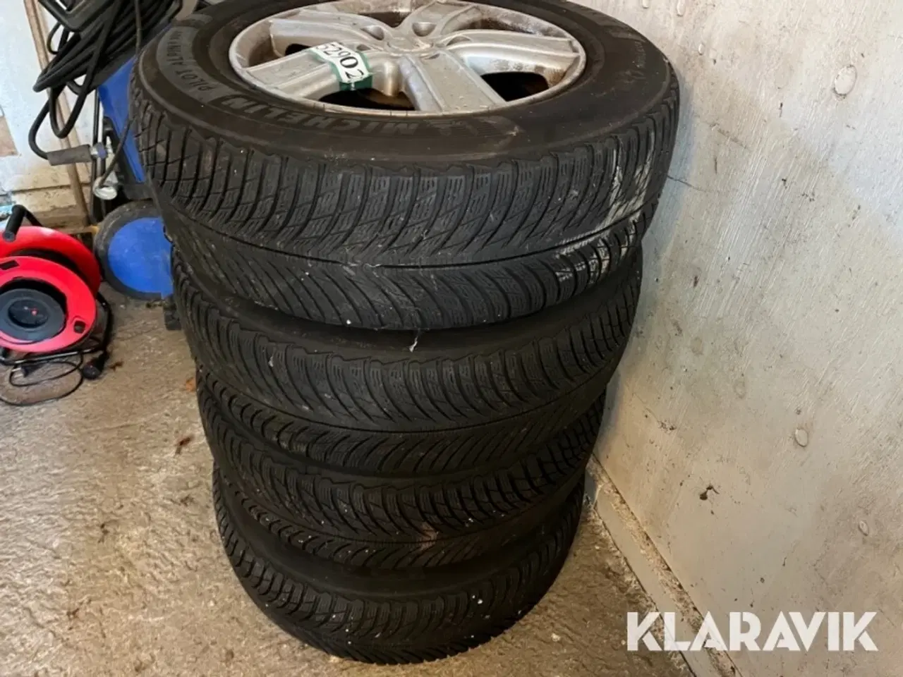 Billede 2 - Vinterdæk med alufælge Michelin Pilot Alpin5 SUV 4 styk