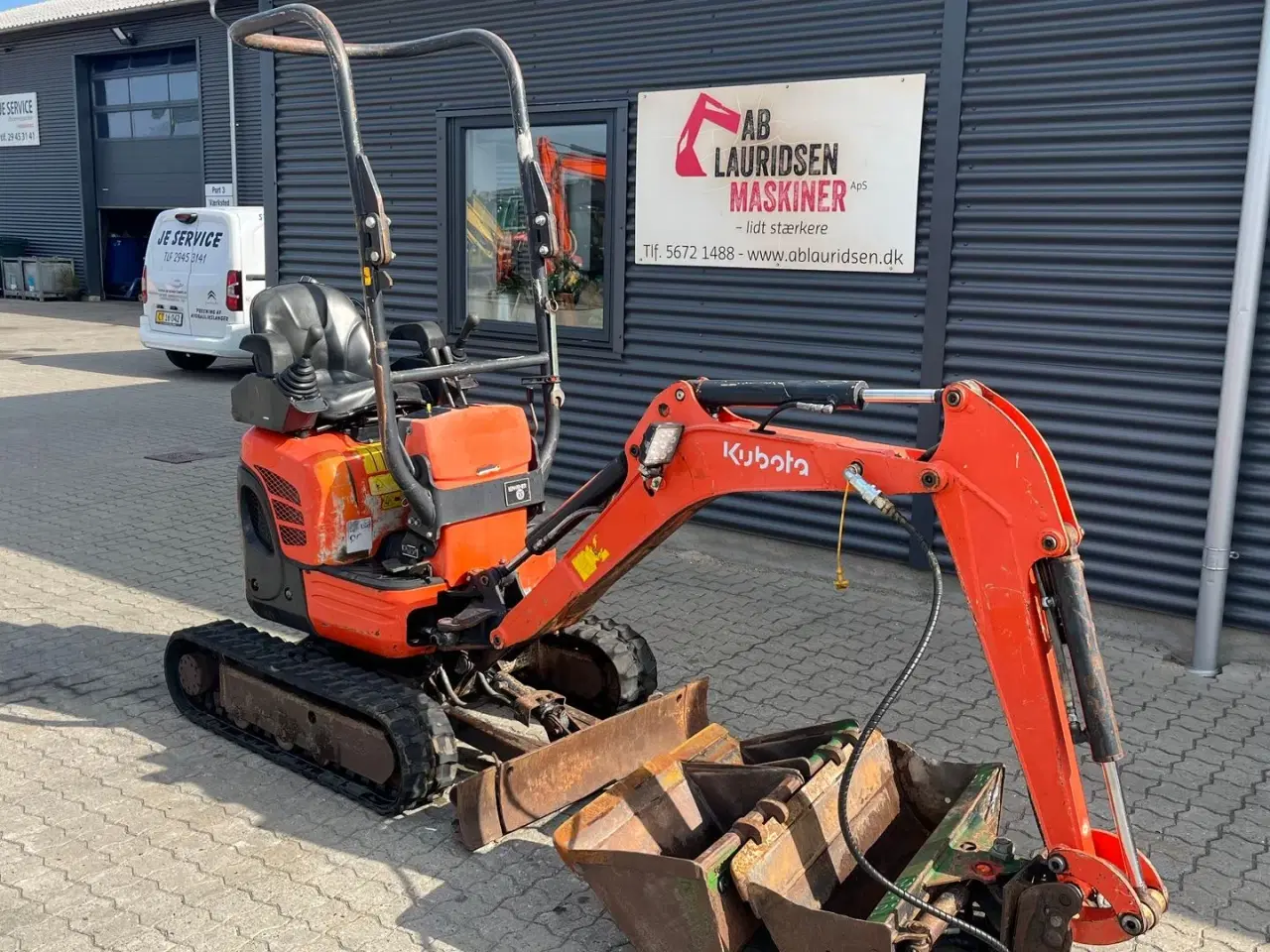 Billede 2 - Kubota U10-3 Kipbar planerskovl og 2 grave skovle