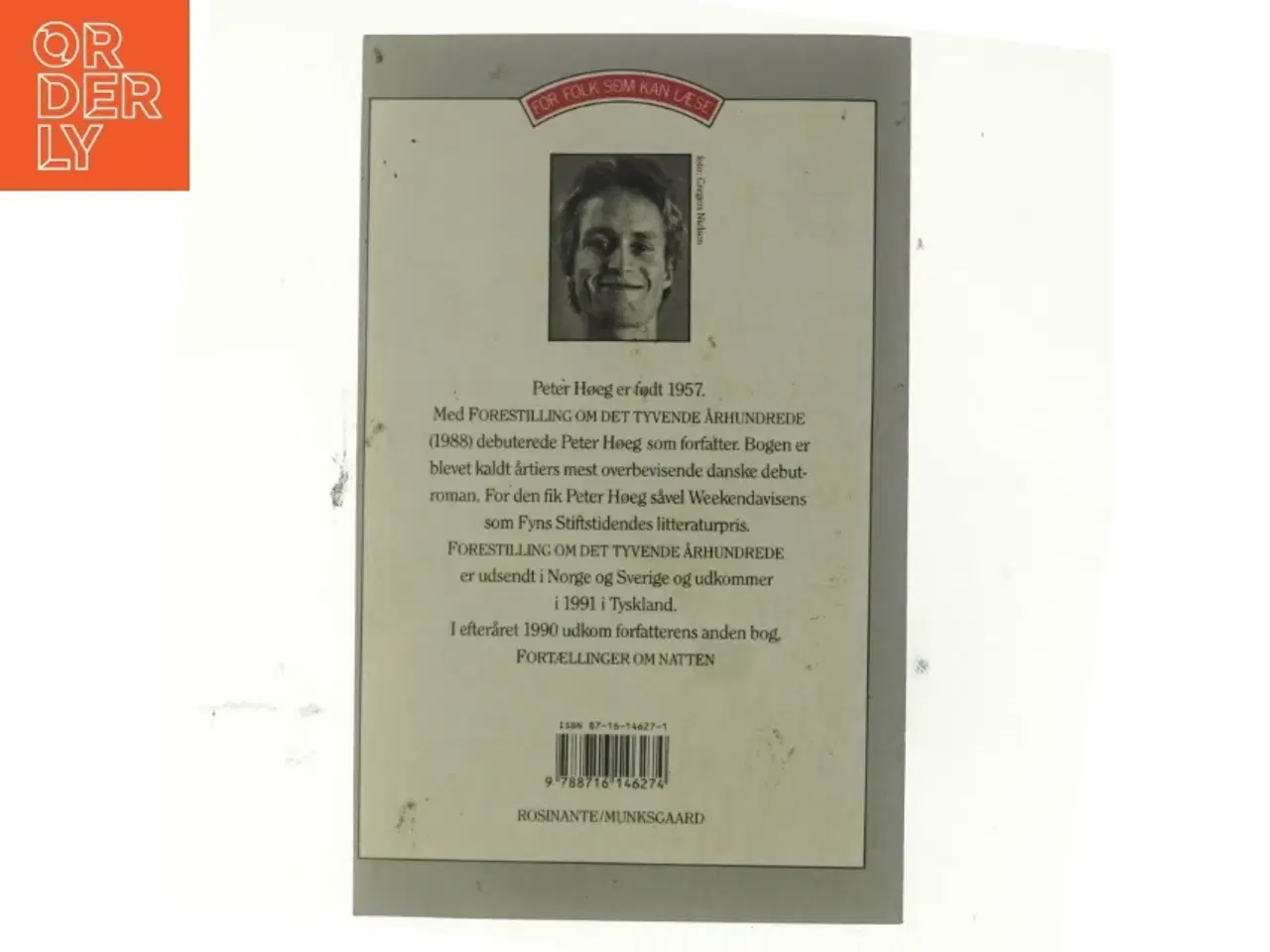 Billede 3 - Forestilling om det tyvende århundrede : roman af Peter Høeg (f. 1957-05-17) (Bog)