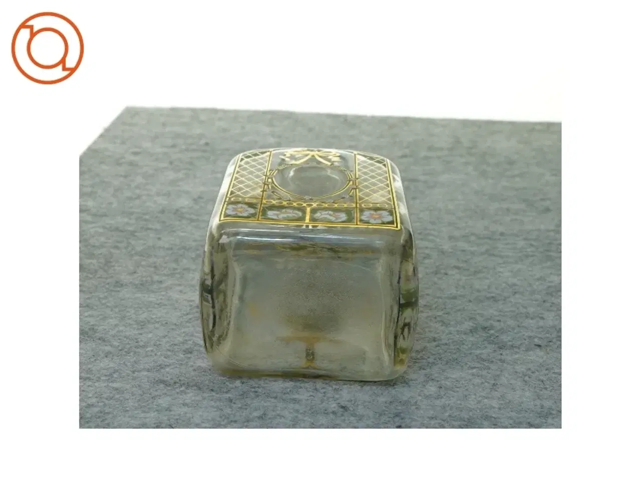 Billede 4 - Snapseflaske til julesnaps fra Holmegaard (str. 19 x 10 x 7 cm)