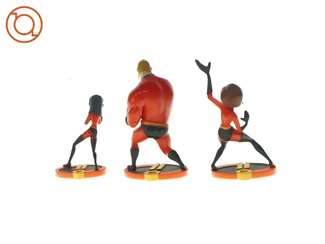 Billede 2 - "De utrolige"-figurer 4 stk. (str. 5 x 4 og 9 x 6 og 12 x 7 og 9 x 5cm)