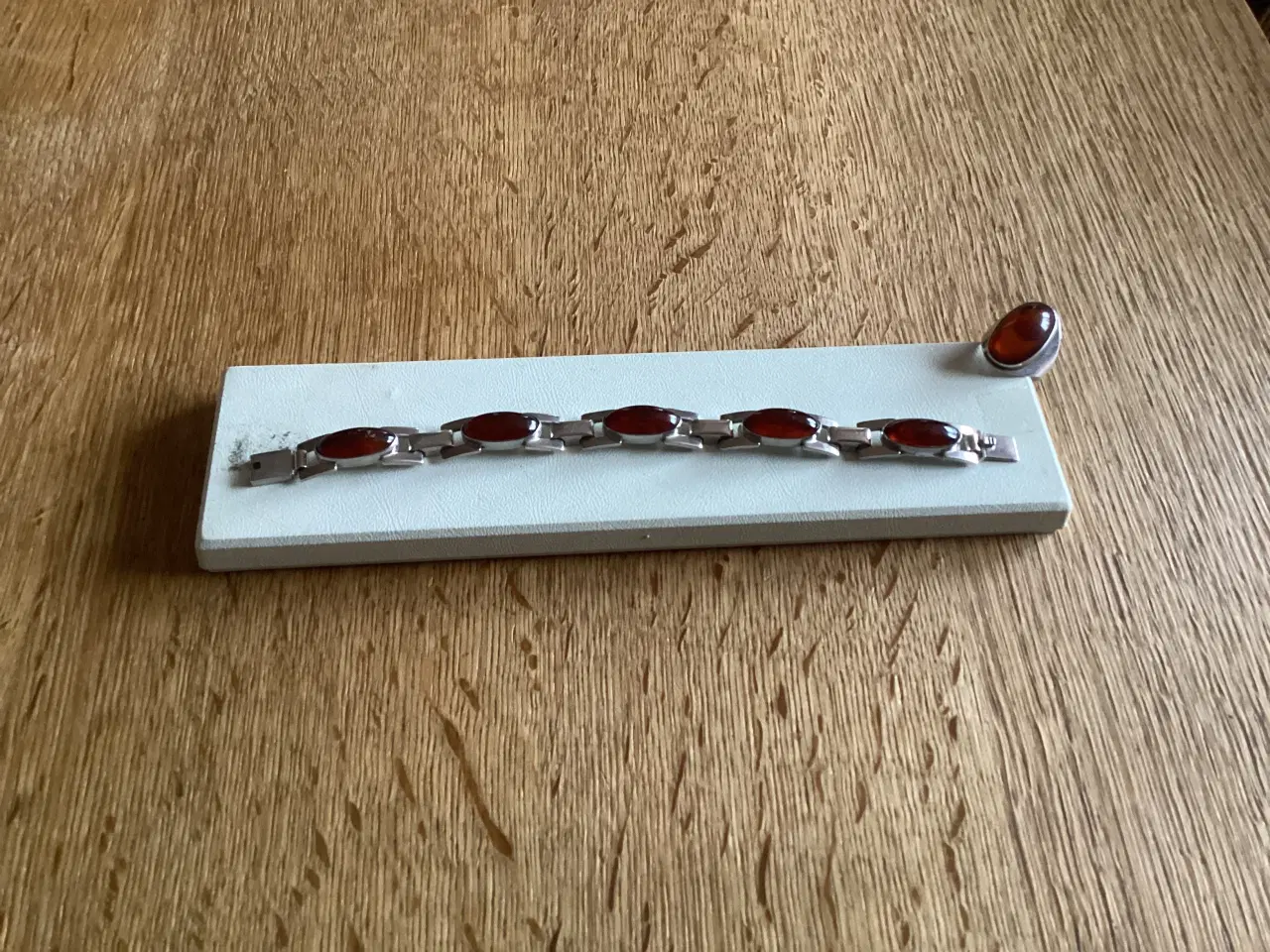 Billede 7 - N E From Sterling Sølvarmbånd og Sølvring