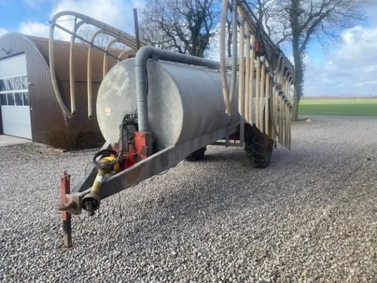 Billede 8 - SAK 10 Ton galvaniseret gyllevogn med 16 meter HARSØ slangebom