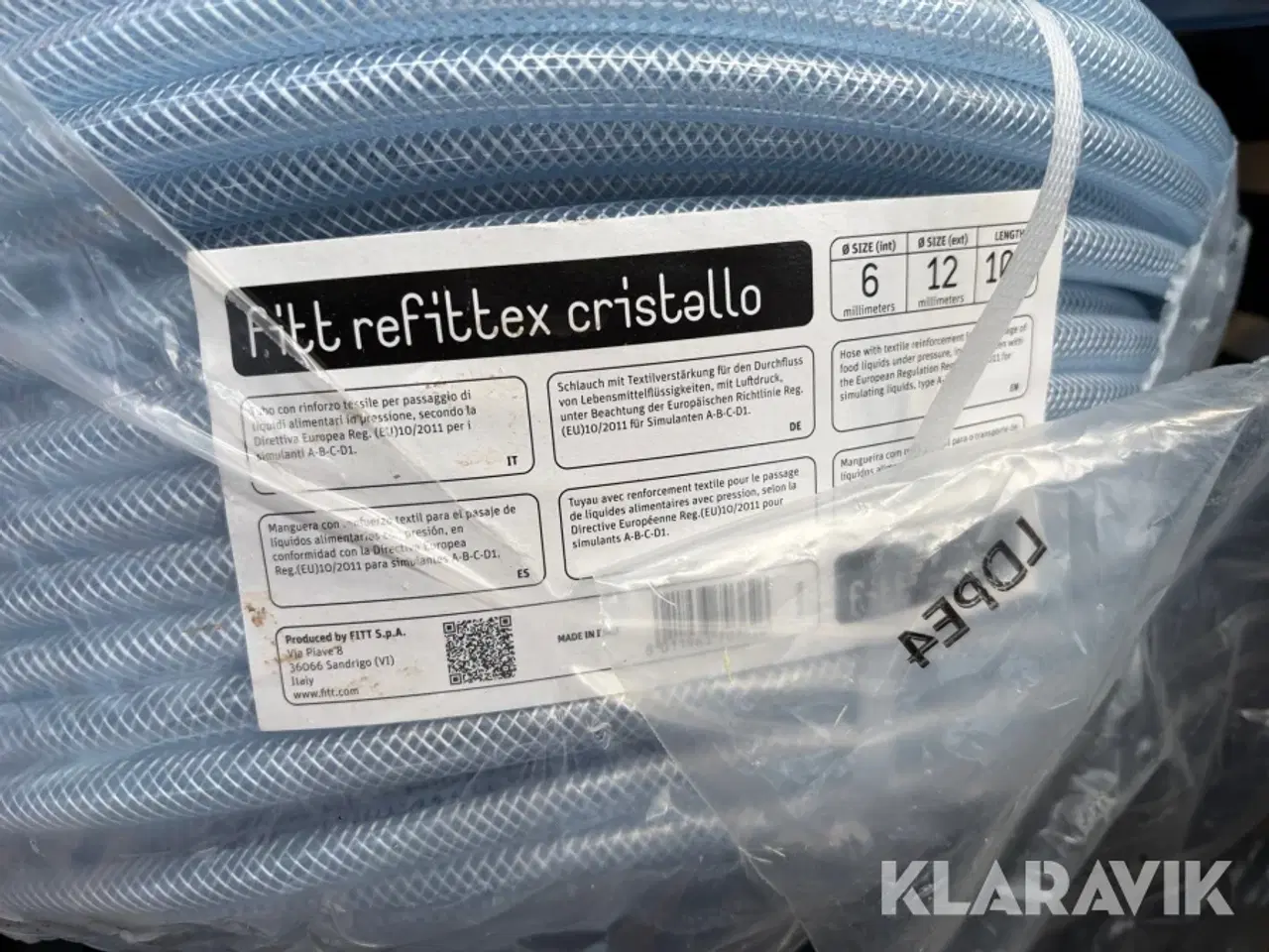 Billede 12 - Lot - Assorterede slanger, remme og øvrigt 2 paller