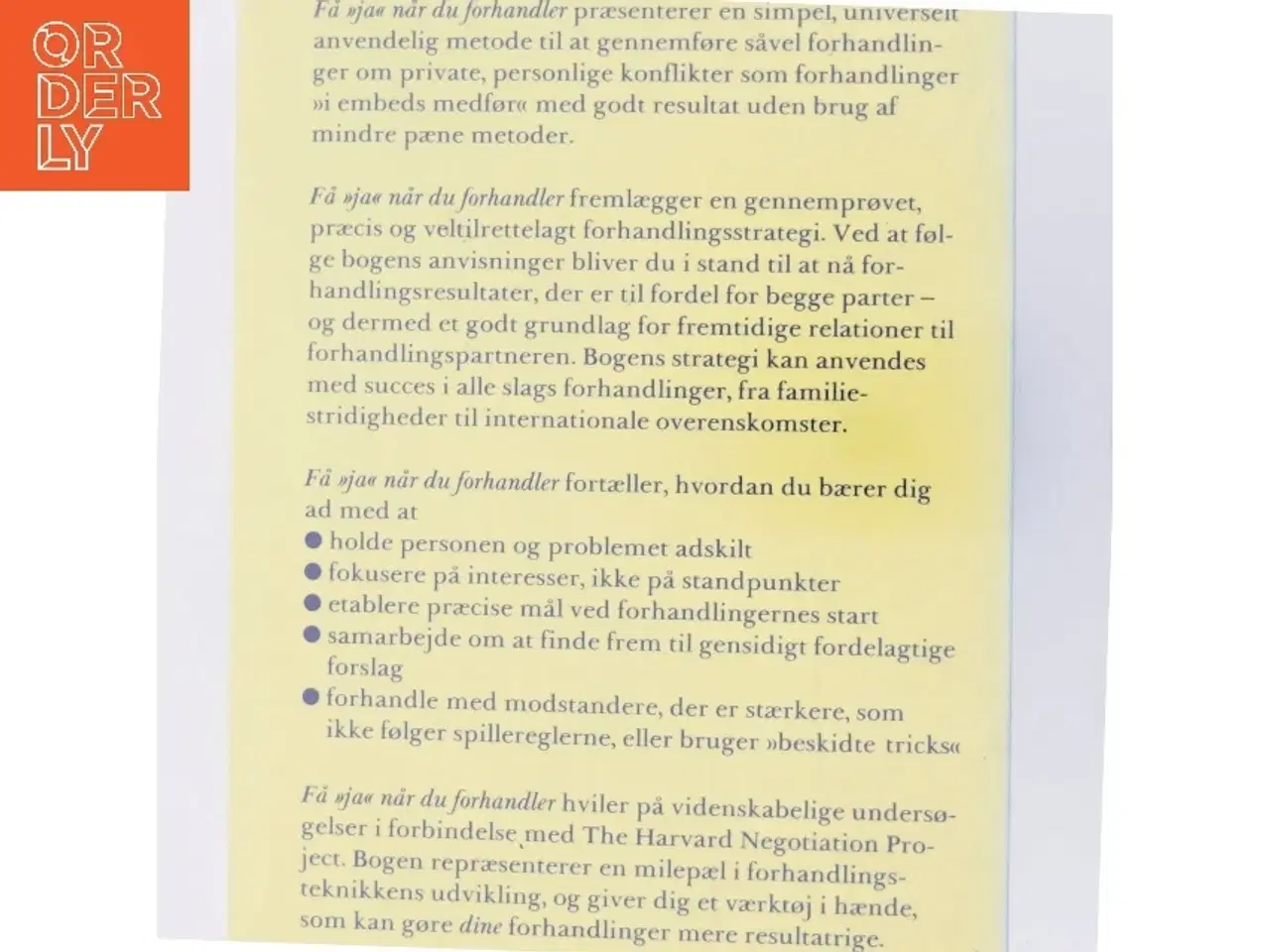 Billede 3 - Få "ja" når du forhandler uden at give efter (Bog)