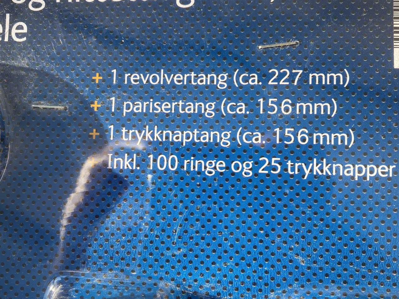 Billede 2 - Duro hul- og nittetangsæt med 3 dele. KUN 100kr