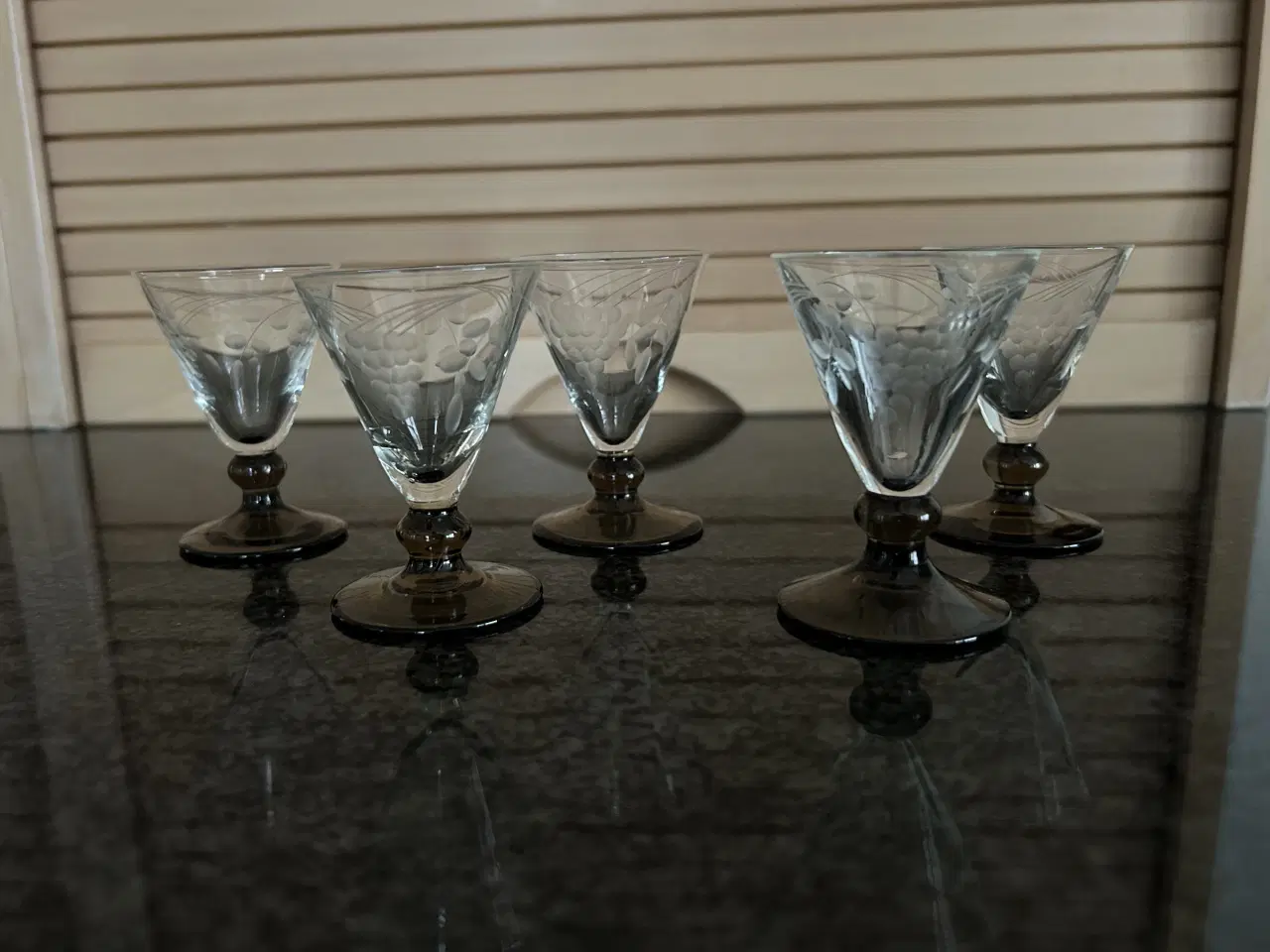 Billede 1 - Holmegaard snapseglas.