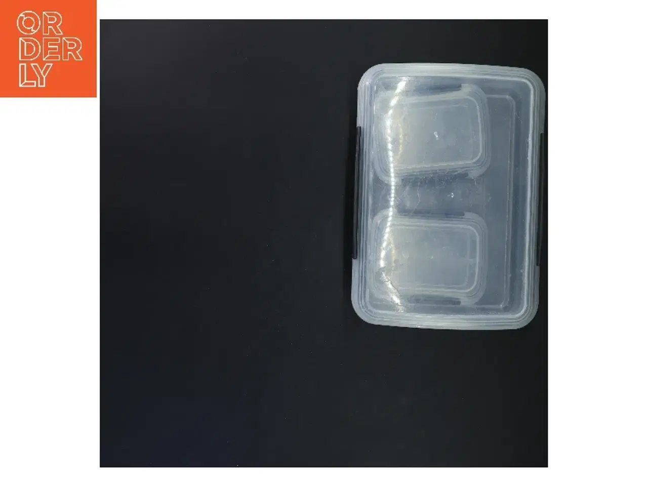 Billede 3 - Plastik madkasse med små beholdere fra Sistema (str. 23x18x8 cm)