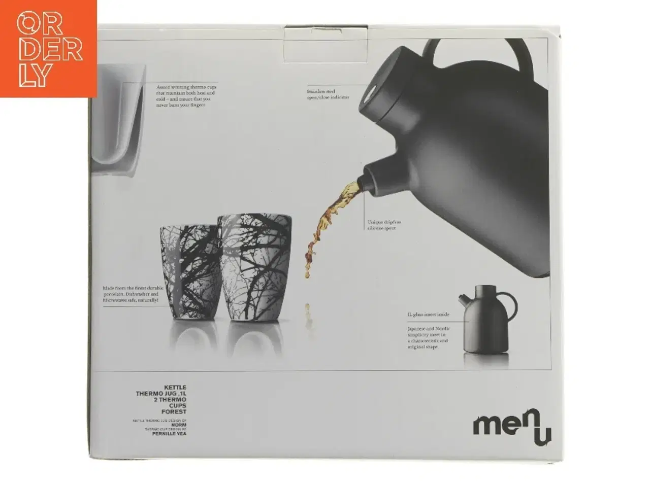 Billede 4 - Termokande med termokrus fra Menu (str. 22 cm)