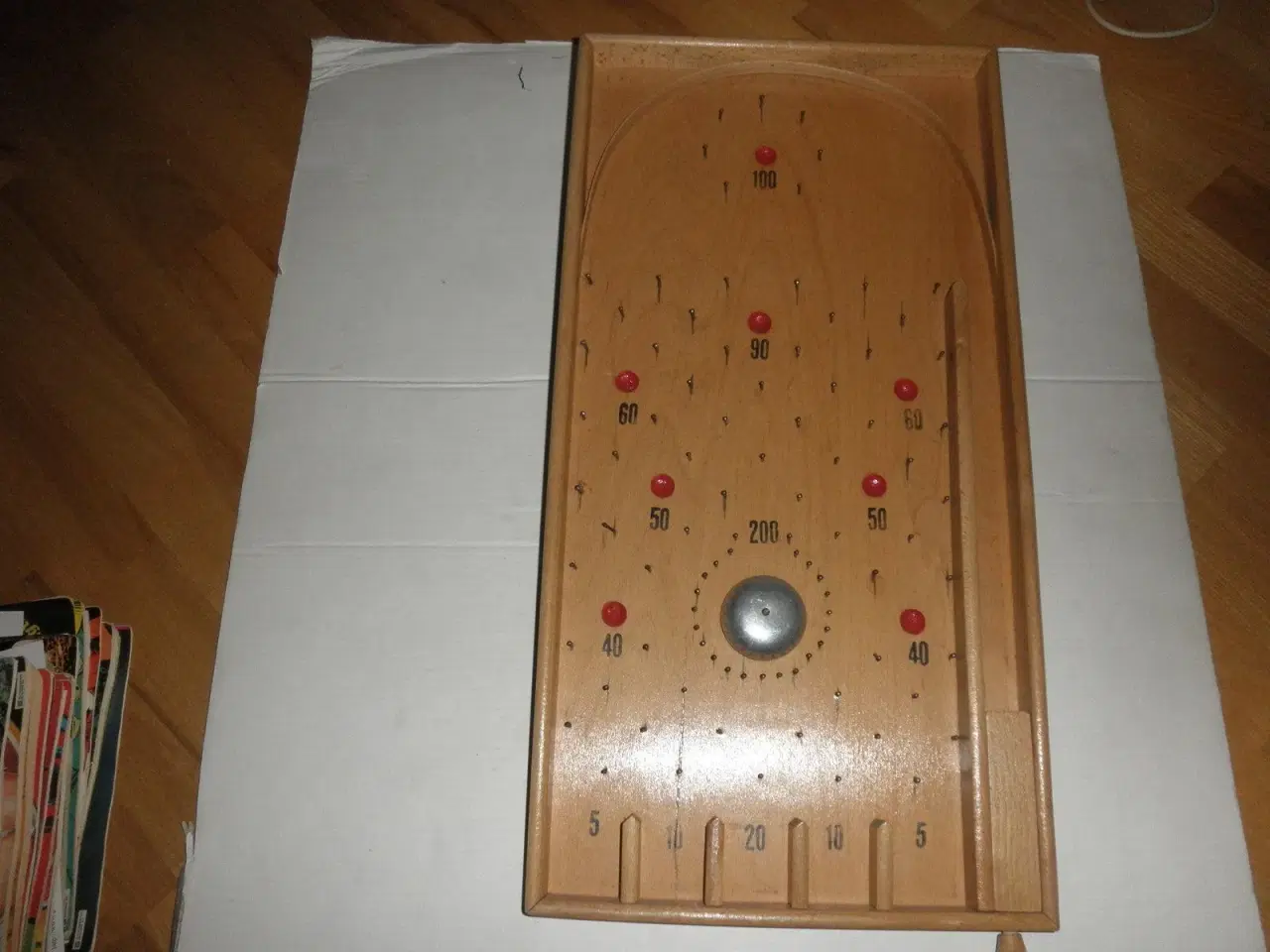 Billede 1 - TRÆLEGETØJ gammelt spil 60*31 cm ca 1970