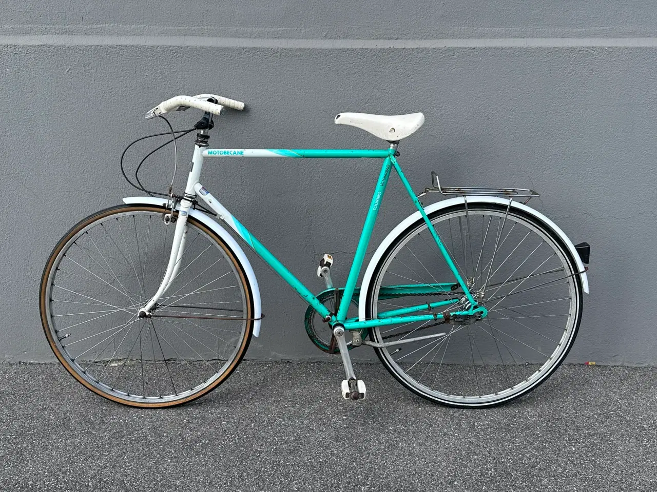 Billede 5 - Hvid / turkis Motobecane Touring herre retrocykel