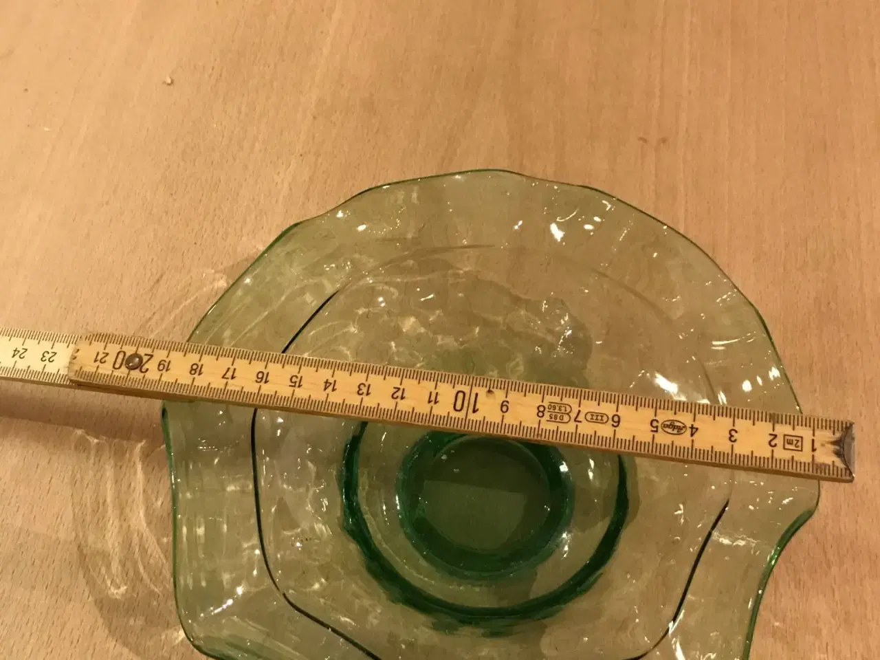 Billede 6 - Glas skål grøn