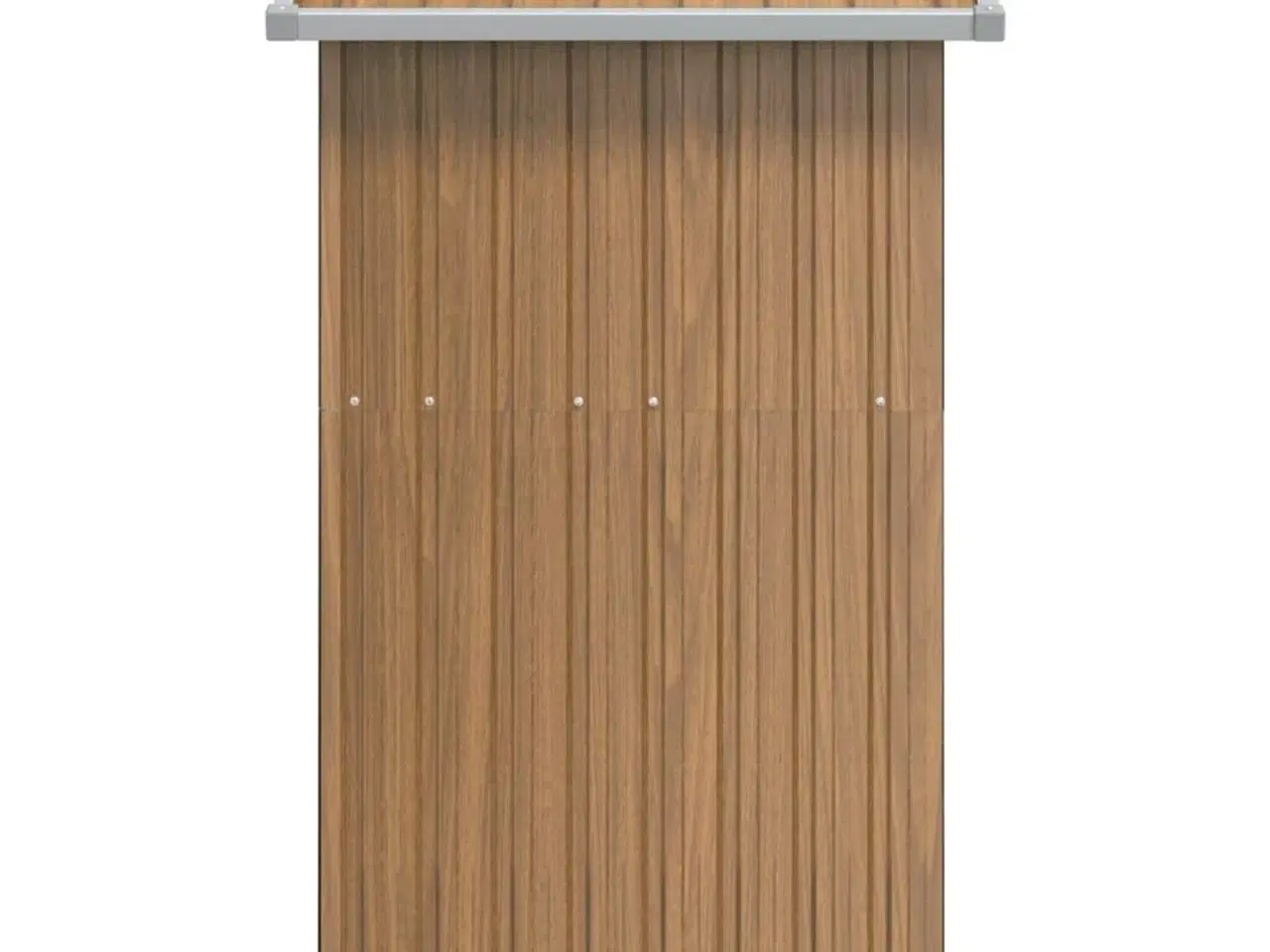 Billede 5 - Haveskur brun 126x97,5x177 cm galvaniseret stål